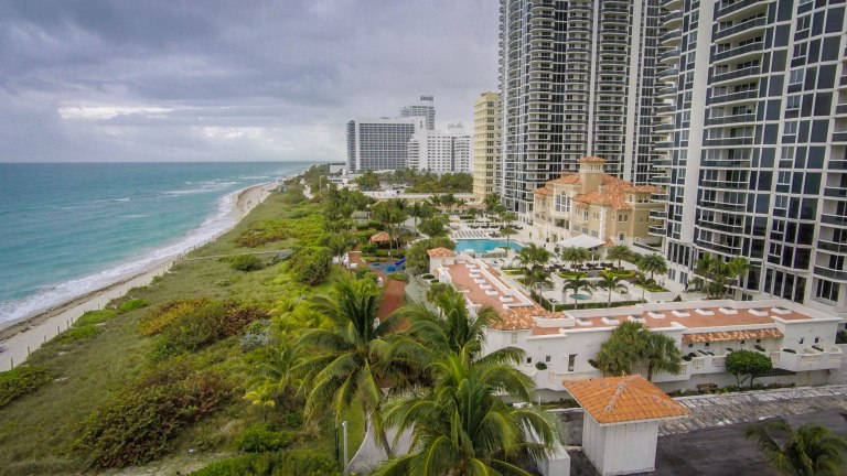 Flying Drones on Miami Beach