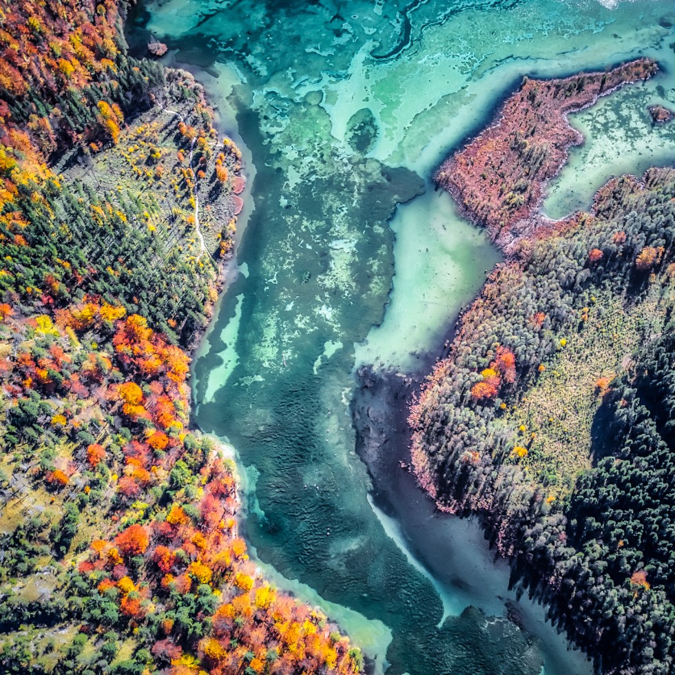Drone Photography in Fall